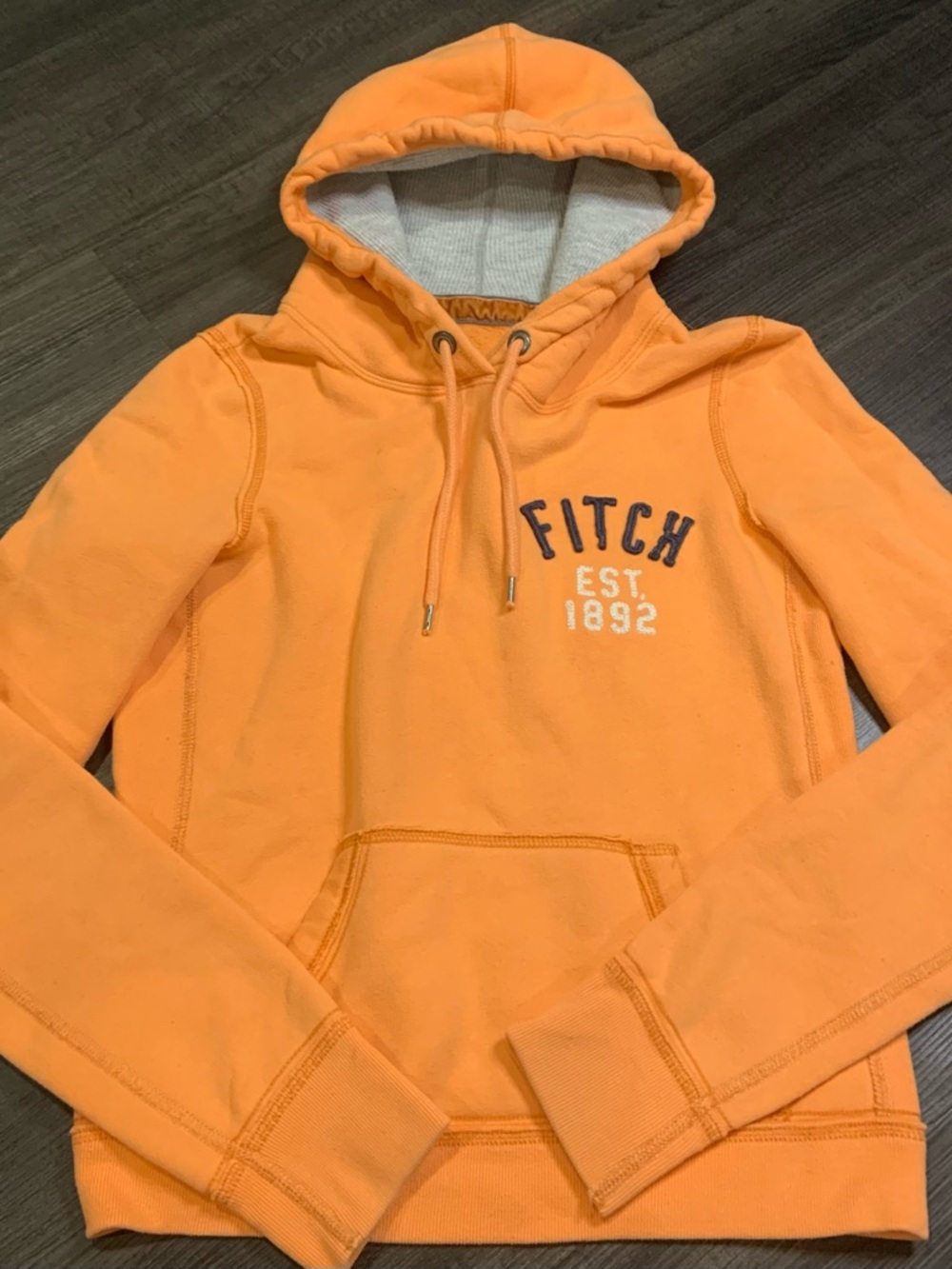 Abercrombie & Fitch Orange Hooded Pullover